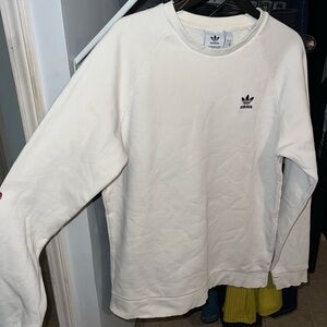 Adidas Men's Crewneck Sweater in White